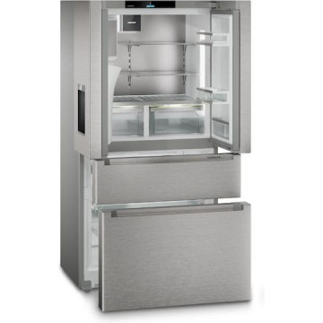 Liebherr Ψυγείο Ντουλάπα 539lt Total NoFrost Υ180.5xΠ90.6xΒ74.5εκ. Inox MBSDDI 9558 Liebherr Ψυγείο Ντουλάπα 539lt Total NoFrost Υ180.5xΠ90.6xΒ74.5εκ. Inox MBSDDI 9558